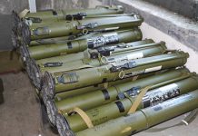 На Украине преступник расстрелял супермаркет из гранатомета