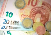 Евро, EUR, деньги
