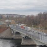 граница, мост, погранпереход, Ивангород