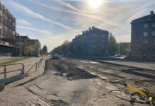 Реновация улицы Кереса, ремонт дорог