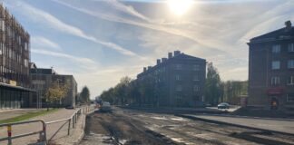 Реновация улицы Кереса, ремонт дорог