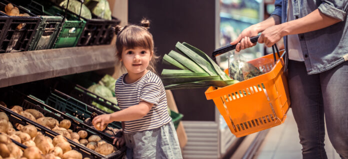 продукты, магазин, ребёнок