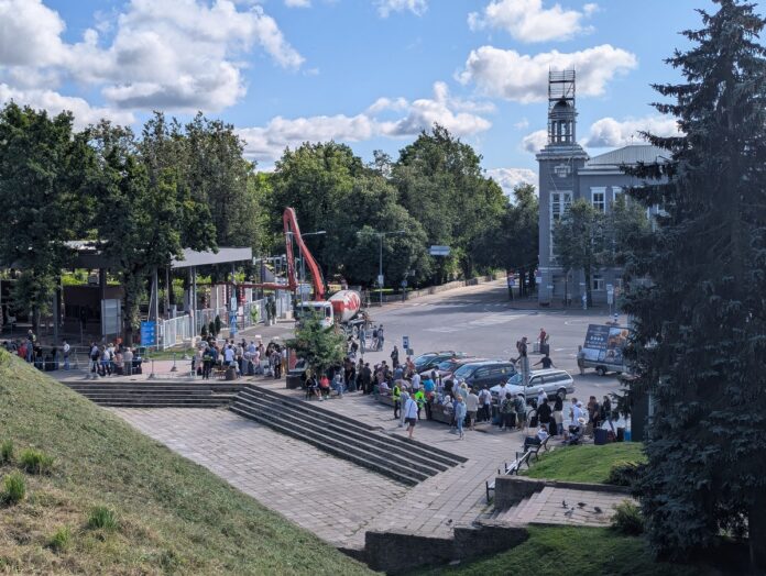 очередь на границе