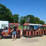 Паровозик Пеэтрике в порту Нарва-Йыэсуу