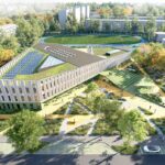 Эскиз нового здания Солдинаской школы Ristik