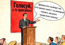 Карикатура голосуй
