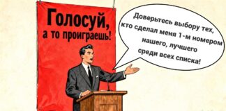 Карикатура голосуй
