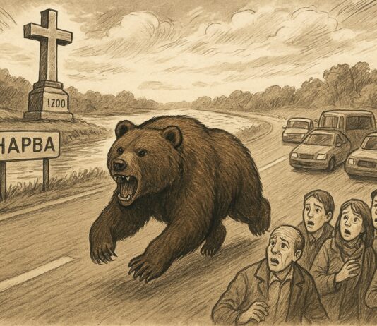 Увидел дикого зверя в черте города  – сообщи обязательно! Медведь в Нарве