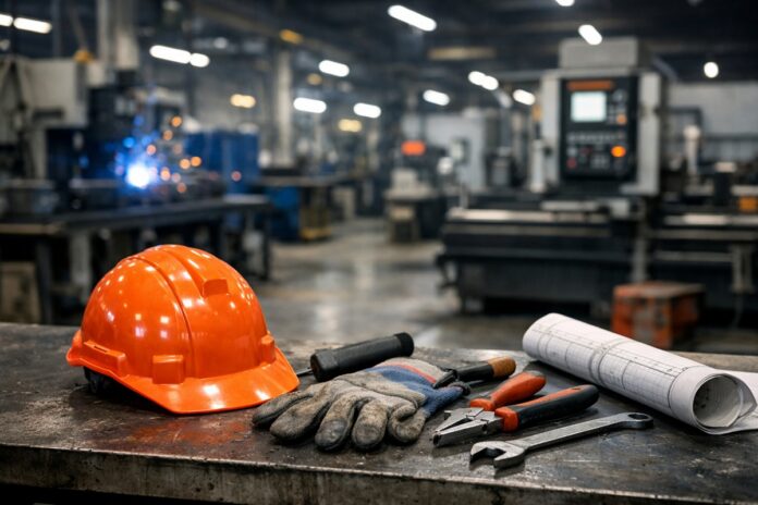 работа, завод