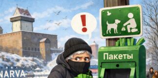 Карикатура газеты "Город" собачьи урны