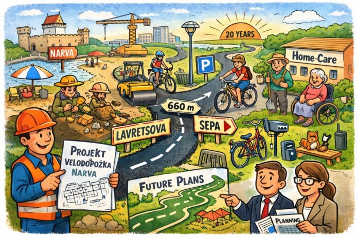 Вело-пешеходная дорожка