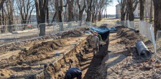 в Темном саду работают археологи