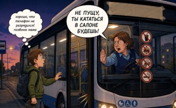Самокат или скейт в автобусе? Пакет вам в помощь История с скейтбордом