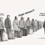 очередь на границу
