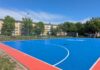 В Нарве на ребенка упали футбольные ворота футбольная площадка