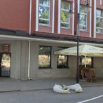 «Сначала купил сигарет и спичек». Вандал в Нарве разбил молотком стекла магазинов и ресторана вандализм